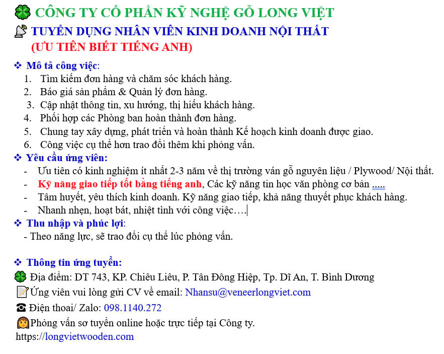 lĩnh vực hoạt động